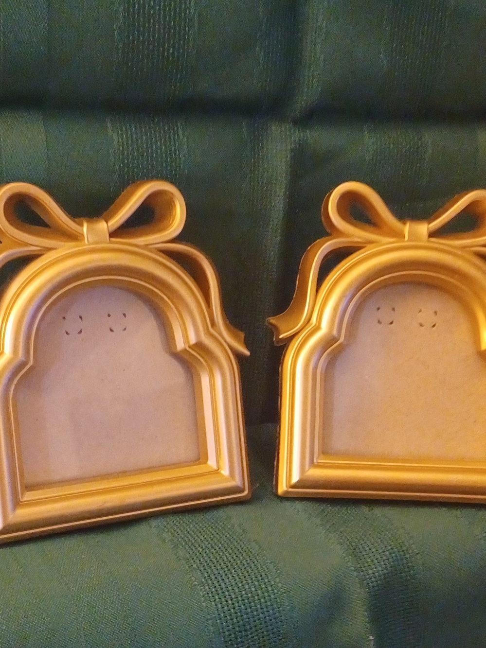 Gold Bow Accent Picture Frame - Decorative Home Accent